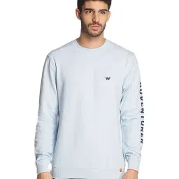 Wildcraft Light Blue Round Neck Sweatshirt-31
