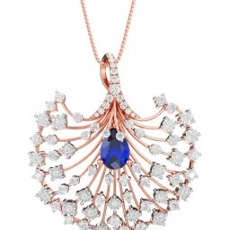 Joyalukkas 18k Gold & Diamond Pendant with Chain for Women-image-47