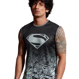 The Souled Store Black & White Regular Fit Self Pattern Vests-picture-45