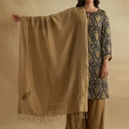 Folksong By W Green Cotton Dupatta-picture-13