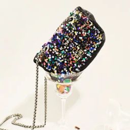 Inc.5 Black Embellished Medium Cross Body Bag-image-3