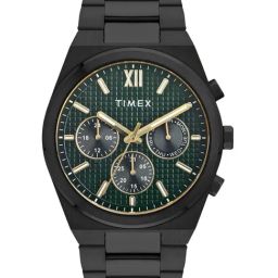 Timex Black Round Dial Analog Mens Watch - TWEG297SMU06-26