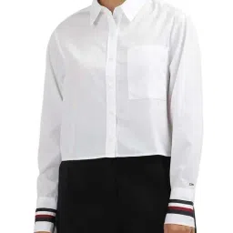 Tommy Hilfiger White Stripes Regular Fit Shirt-picture-31