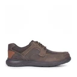 Hush Puppies by Bata Men's RONALD Brown Derby Shoes-image-83
