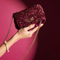 Inc.5 Maroon Embellished Medium Cross Body Bag-image-37