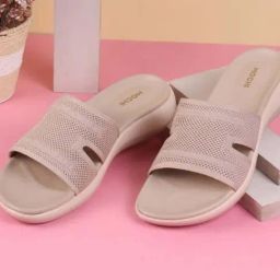 Mochi Women's Beige Casual Sandals-picture-11