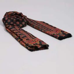 Monte Carlo Women's Multi Color Self design Shawl image 5