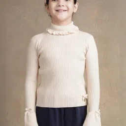 One Friday Kids Beige Regular Fit Jumper-picture-18