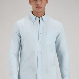 Banana Club Men Classic Slim Fit Opaque Casual Shirt-image-31