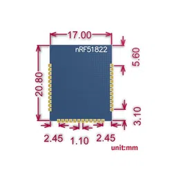 NRF51822 BLE4.0 Bluetooth 2.4G Wireless Module, Onboard Rev3 image 5