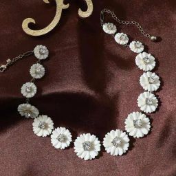 Sohi Multicolour Designer Statement Stones Necklace-image-39