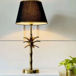 Casagold Gold Aluminum Coconut Tree Table Lamp-image-0