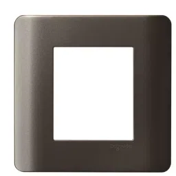 schneider electric Schneider Zencelo India 2 Module Surround and Gridplate , IN8402C (Pack of 10) image 1