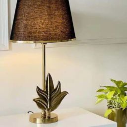 Casagold Gold Aluminum Ivy Leaf Table Lamp-image-2