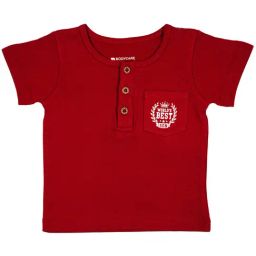 Bodycare Kids Maroon Solid T-Shirt-image-13