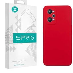 Sprig Back Cover for REALME GT NEO 3T (Red)-image-11