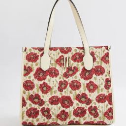 Elle Beige Printed Shoulder Handbag-30