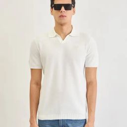 Antony Morato Cream Regular Fit T-Shirt-image-60