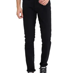 Lawman Pg3 Black Skinny Fit Lightly Washed Jeans-image-16