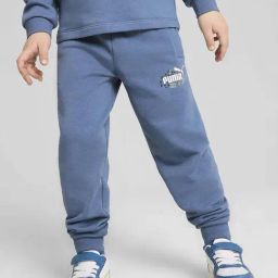 Puma Unisex Blue Horizon Cotton Print Full Sleeves Pants-image-18