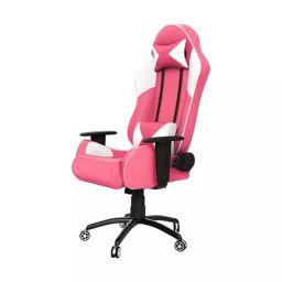 REKART Ergonomic Adjustable Revolving Office, Gaming Chair (RGC-04) Pink & White-image-97