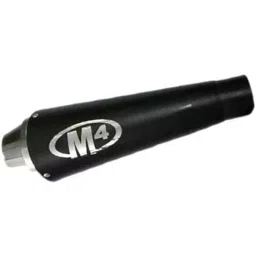 RA Accessories M4 Black Mild Steel Bike Exhaust Compatible for Yamaha FZ 1-picture-8