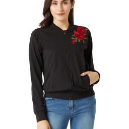 Miss Chase Black Embroidered Jacket-image-83