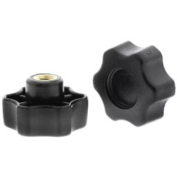 RS PRO Black Multiple Lobes Clamping Knob M5 Threaded Hole, 161076-image-45