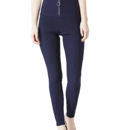 Miss Chase Navy Slim Fit Jeggings-image-77