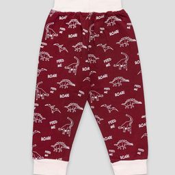 YK X JUST KiDDiNG Boys Printed Cotton Joggers-image-79