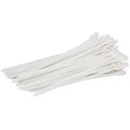 SCHOFIC Heavy Duty Cable Zip Ties Nylon (Polyamide) White 4.8x150 mm, (Pack of ‎100)-image-82
