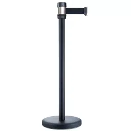RS PRO Black Steel Retractable Barrier, 2m, Black Tape Model No 1745971-image-40