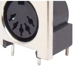 MX 5 Pin DIN Female Connector PCB Mounting With Shielding (MX-445A) image 3