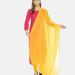 TWIN BIRDS Sweet Corn Light-Weight Dupatta-image-74