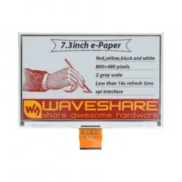 Waveshare 7.3inch e-Paper (G) raw display 800480 SPI Interface image 1