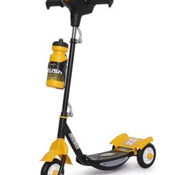 FunRide Kids Scooter Rush DX with Lights and Music  Three Wheel Kick Scooters for Boys and Girls with Sipper Adjustable Height and Rear Brake - Yellow-image-56
