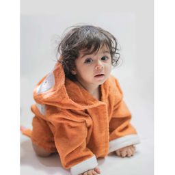Thread Fairy Little Fox Bath Robe Medium Size - Brown-image-34