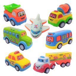 ARCADE TOYS Fun Auto Unbreakable Pull Back Vehicle Set Pack Of 7 - Multicolor-23