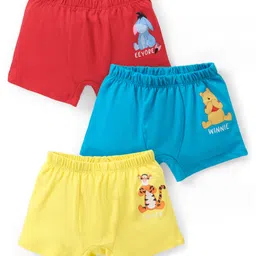 Babyhug Disney Single Jersey Briefs With Winnie the Pooh GraphicsPack of 3 - Multicolour-picture-43