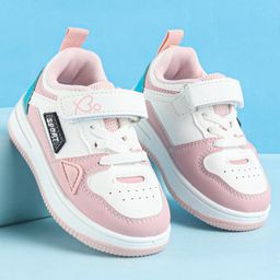 Babyoye Velcro Closure Casual Shoes - Pink-image-85