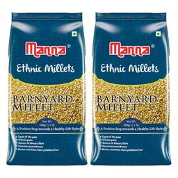 MANNA Barnyard Millet Natural Grains, 1kg (500g x 2 Packs) - (Khira / Swank / Kuthiraivally / Udalu / Kodisama / siridhanya) | Native Low GI Millet Rice | High Protein & 100% more fibre than Rice Barnyard Millet - 1000 g-image-41