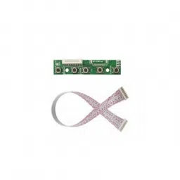 7 - Inch LCD Control Button Board Compatible With 10 Pin Ribbon Cable image 1