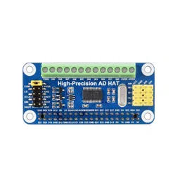 Waveshare High-Precision AD HAT For Raspberry Pi ADS1263 10-Ch 32-Bit ADC image 3