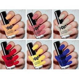 VOLO Set Of 6 Long Wearing Nail Polish- 5ml Each- VT-052-28