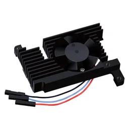 Waveshare Dedicated All-In-One Aluminum Alloy Cooling Fan For Raspberry Pi 4B, PWM Speed Adjustment, Better Cooling image 3