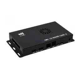 Waveshare Metal Box (A) for Raspberry Pi Compute Module 4 IO Board, with Cooling Fan image 2