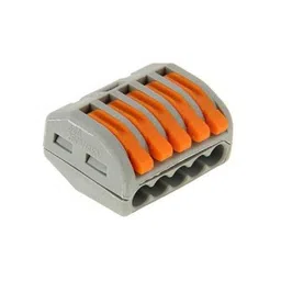 PCT-215 0.08-2.5mm 5 Pole Wire Connector Terminal Block with Spring Lock Lever for Cable Connection image 2