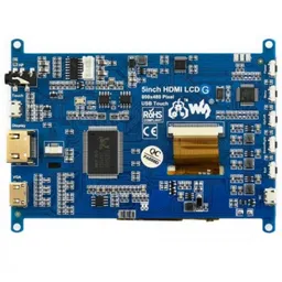 Waveshare 5inch Resistive Touch Screen LCD (G), 800x480, HDMI, Various Systems Support image 2