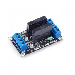 2 Channel 24V Relay Module Solid State Low Level SSR DC Control 250V 2A with Resistive Fuse image 1