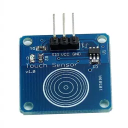 TTP223 - 1 Channel Capacitive Touch Sensor Module Blue Color image 1